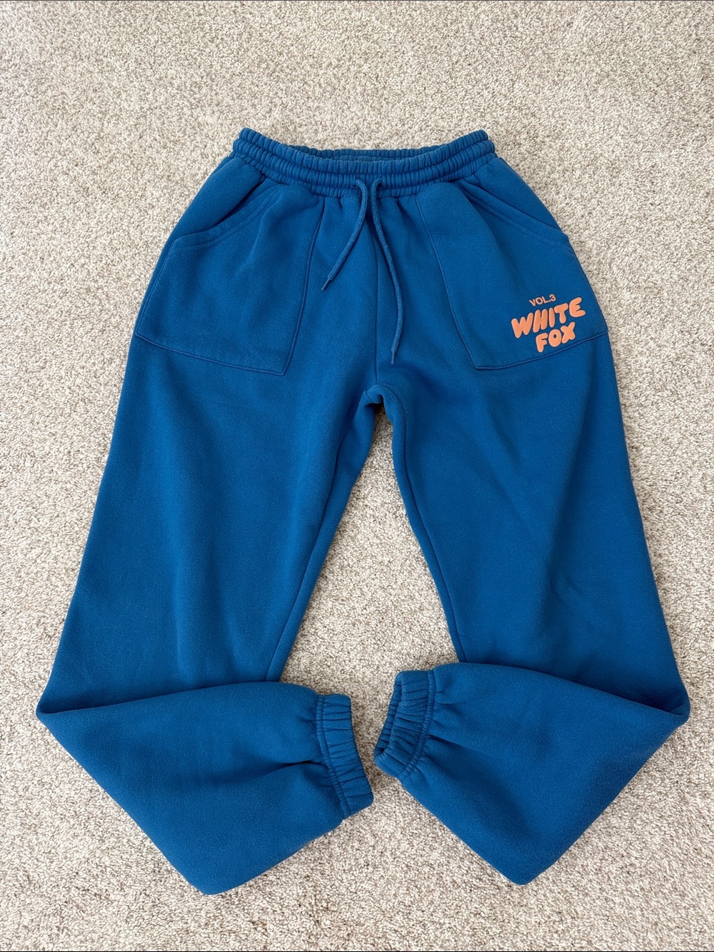 White Fox Volume 3 Blue and Pink Sweatpants Joggers